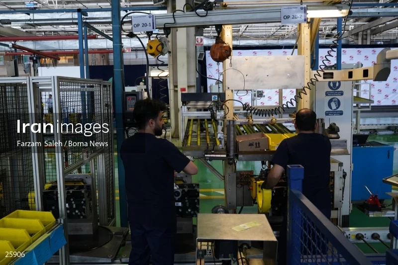 Unveiling of Cadila and Shahin Plus cars at Saipa Automobile Factory