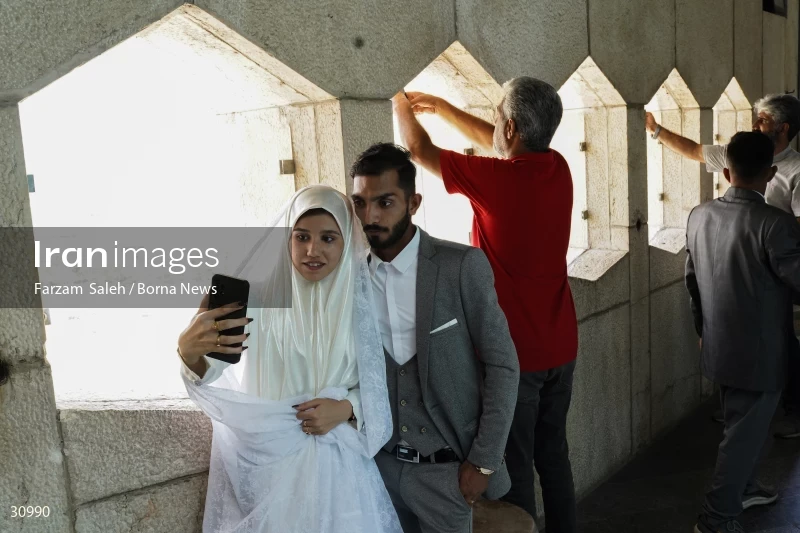 Marriage ceremony of 14 Turkmen couples in Tehran