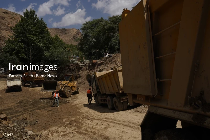 Chalus Road 8 days after the flood