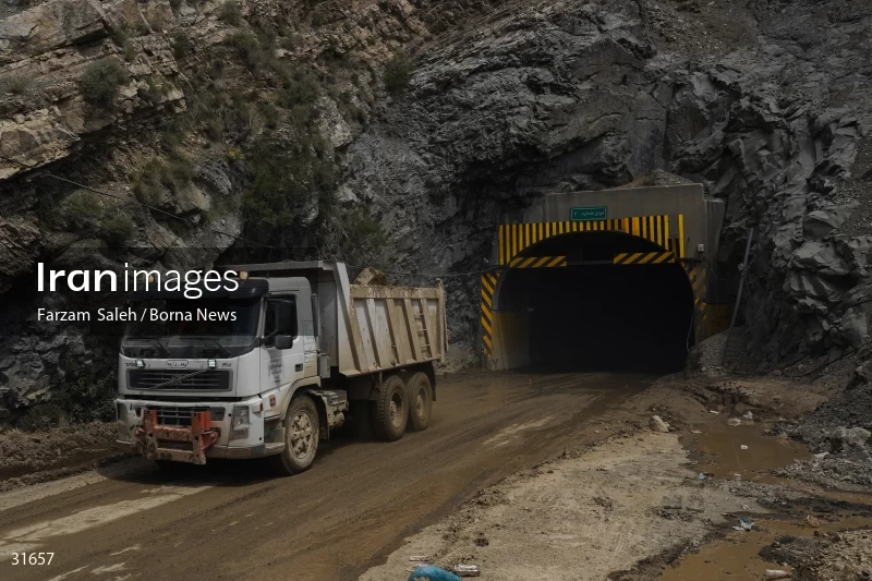 Chalus Road 8 days after the flood