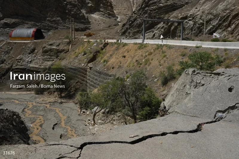 Chalus Road 8 days after the flood