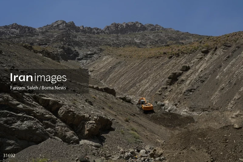 Chalus Road 8 days after the flood