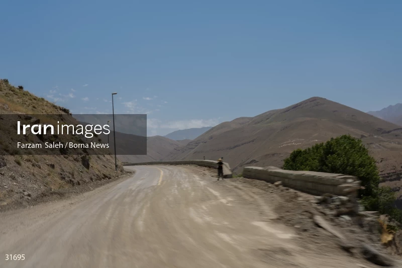 Chalus Road 8 days after the flood