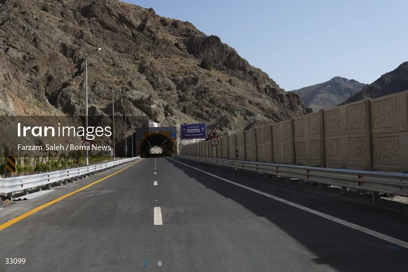 Opening ceremony of the 2nd section of Tehran-Shomal Freeway