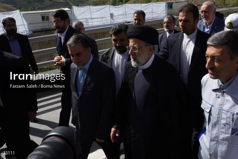 Opening ceremony of the 2nd section of Tehran-Shomal Freeway