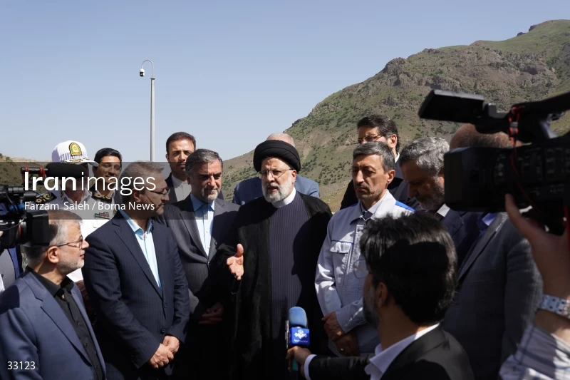 Opening ceremony of the 2nd section of Tehran-Shomal Freeway