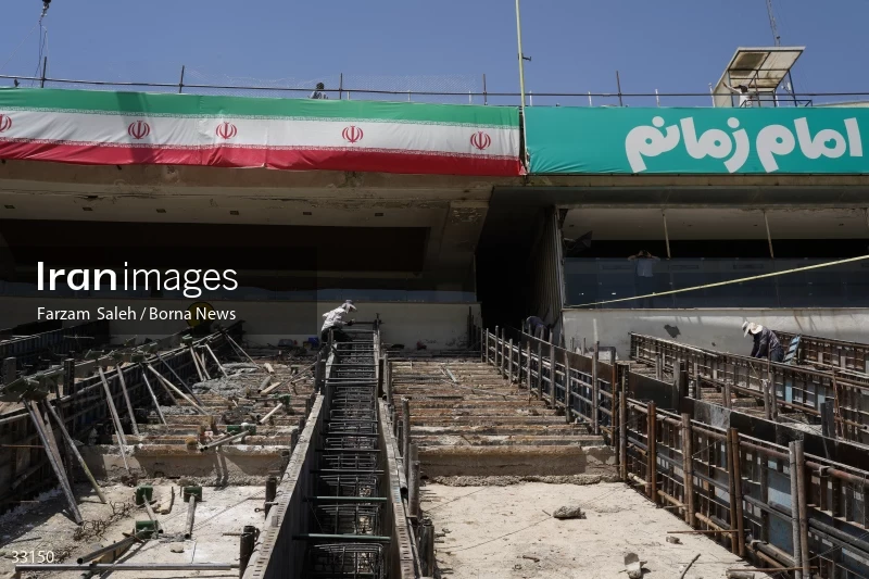 Renovation of Tehran's Azadi Stadium