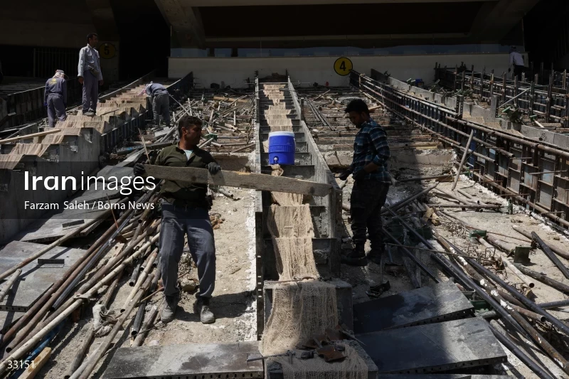 Renovation of Tehran's Azadi Stadium