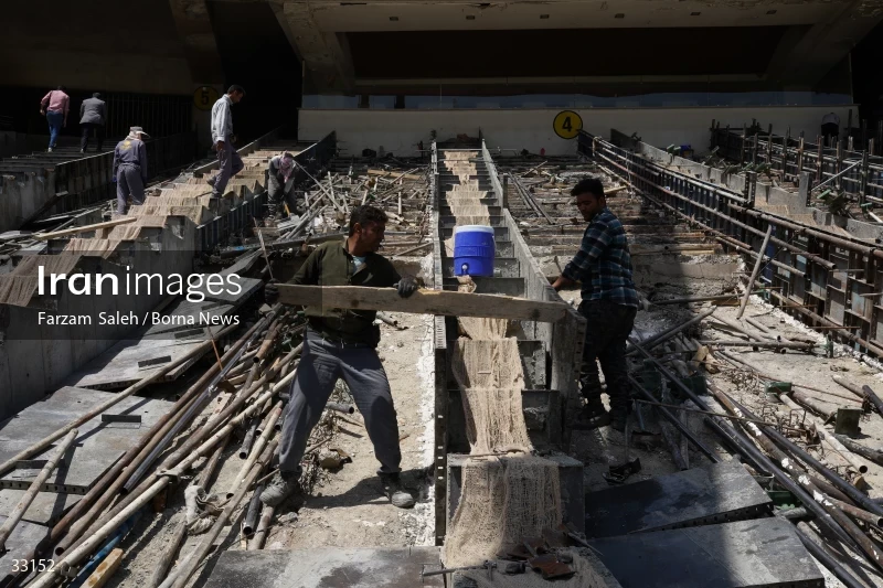 Renovation of Tehran's Azadi Stadium