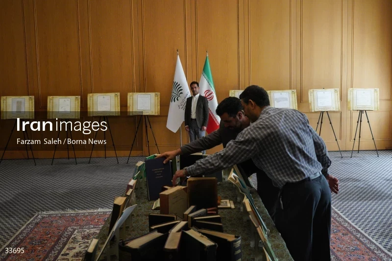 Opening of the exhibition of historical documents of the Ministry of Foreign Affairs of Iran