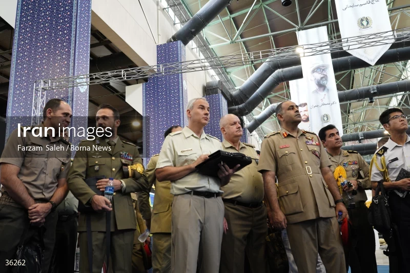 Foreign attaches visit defense achievements exhibition in Tehran