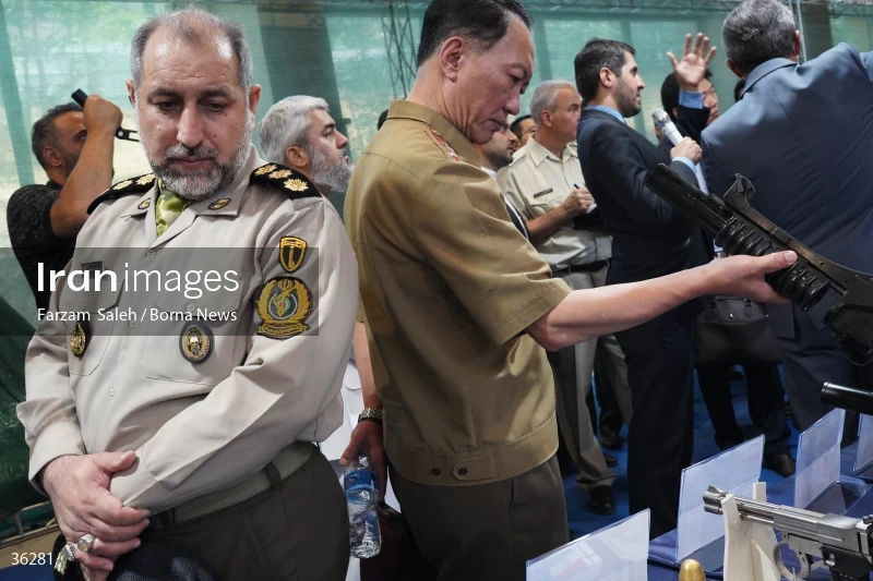 Foreign attaches visit defense achievements exhibition in Tehran