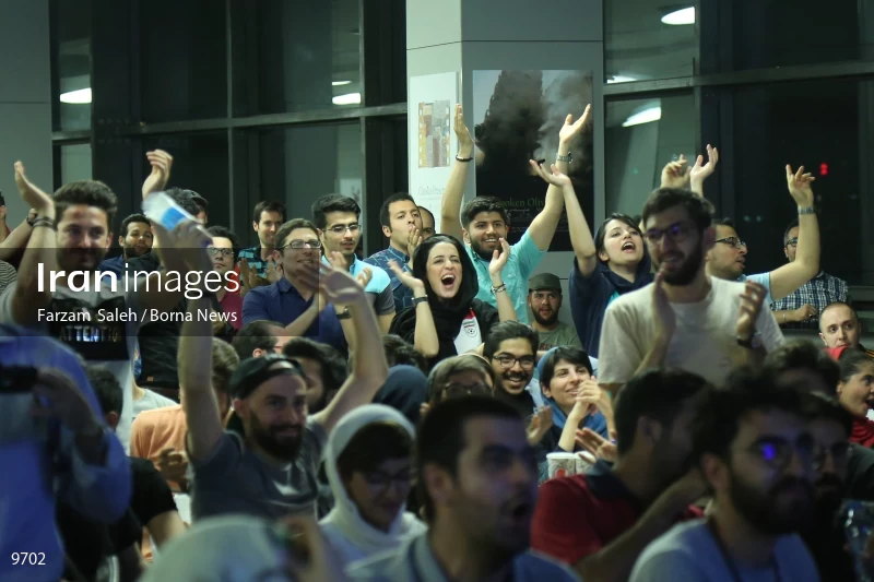 Iran Vs. Uzbekistan Football Match