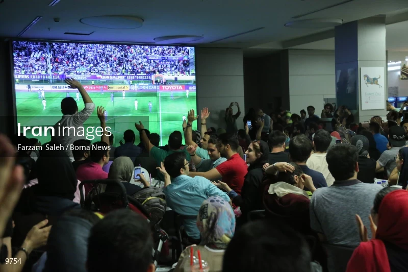 Iran Vs. Uzbekistan Football Match