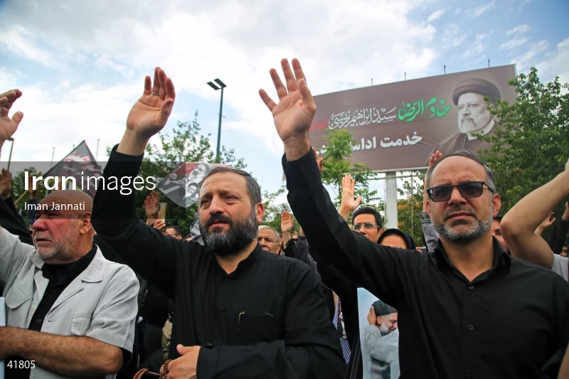 The funeral for Seyed Ebrahim Raisi, the President of Iran, and his companions in Mashhad