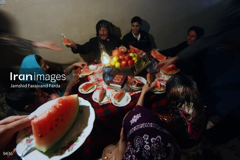 Yalda night in Bijar, Kurdistan