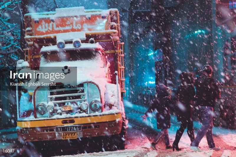 Snow in Tehran