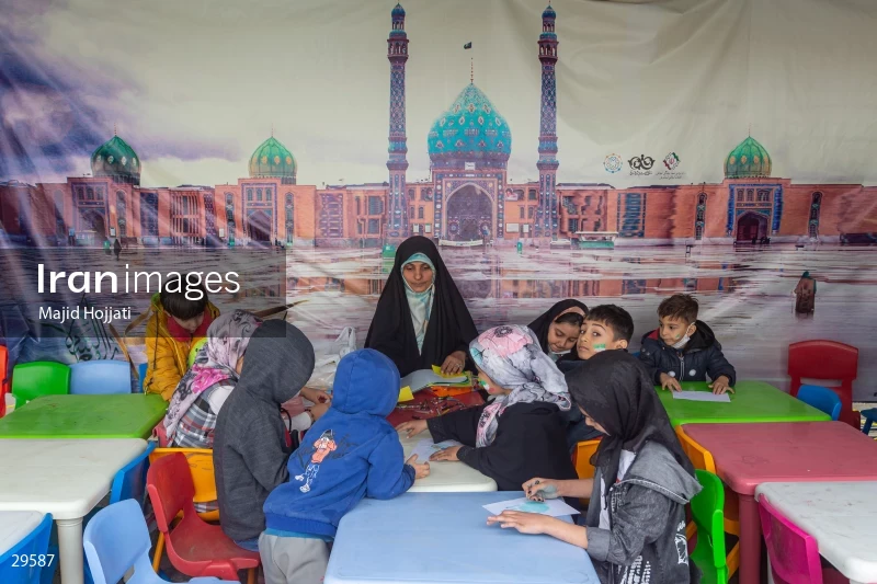 Children's painting festival in Qom