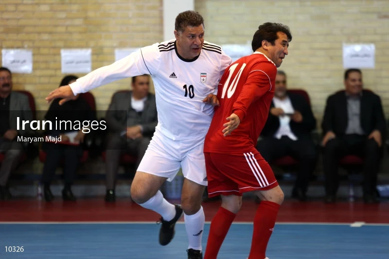 Ali Daei and Khodad Azizi