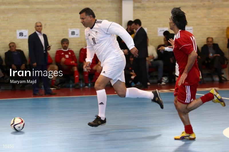 Ali Daei and Vahid Shamsaei