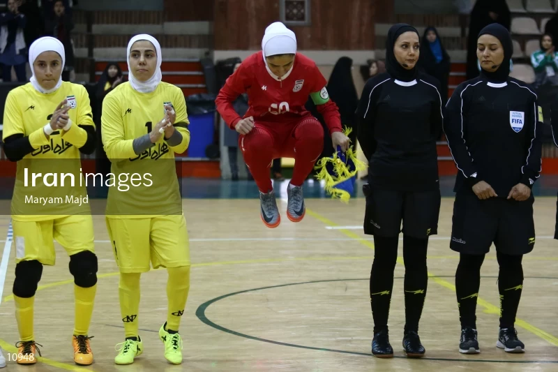 Friendly match of national women's futsal teams of Iran and Russia