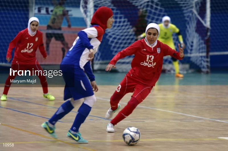 Friendly match of national women's futsal teams of Iran and Russia