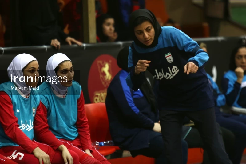 Friendly match of national women's futsal teams of Iran and Russia