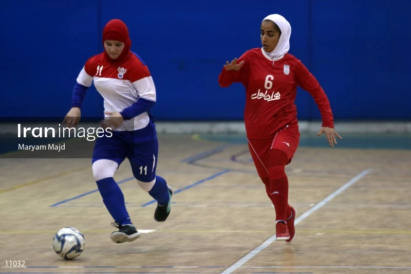 Friendly match of national women's futsal teams of Iran and Russia