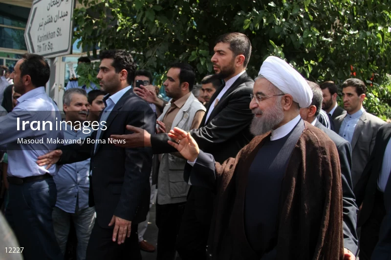 President Hassan Rouhani at Quds Day rally