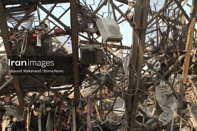 Tehran's Iconic Plasco Building Collapses After Fire