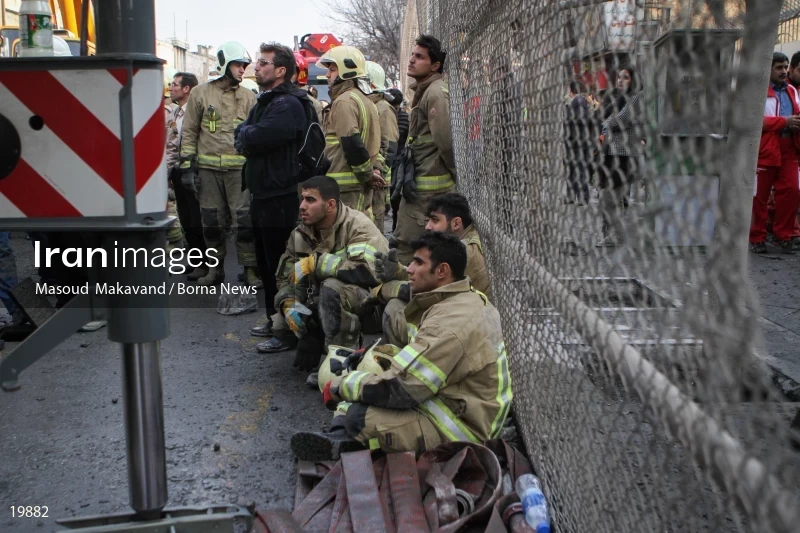 Tehran's Iconic Plasco Building Collapses After Fire