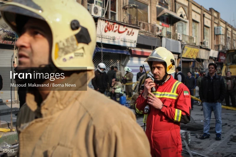 Tehran's Iconic Plasco Building Collapses After Fire