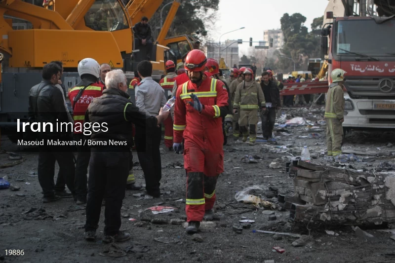 Tehran's Iconic Plasco Building Collapses After Fire