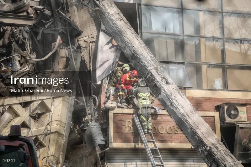 Tehran's Iconic Plasco Building Collapses After Fire