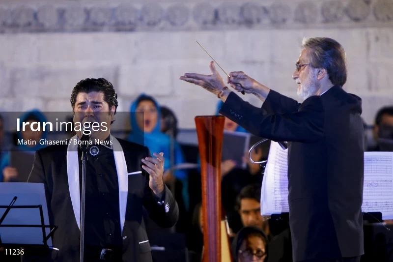 Tehran Symphony Orchestra concert at the Mashgh Square