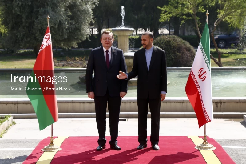 Meeting of foreign ministers of Iran and Belarus