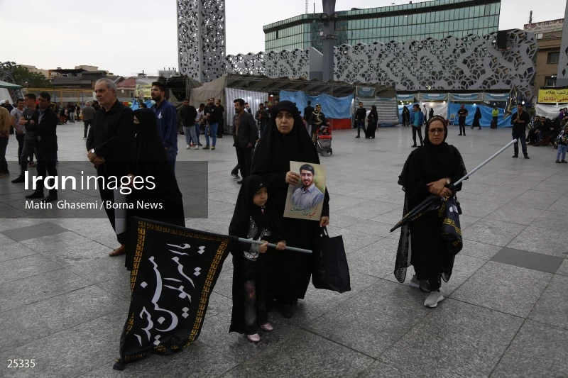 Commemoration ceremony of the martyrs of the Islamic Republic Army who defended syria