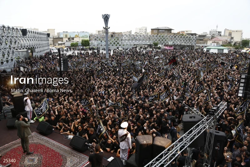 Commemoration ceremony of the martyrs of the Islamic Republic Army who defended syria