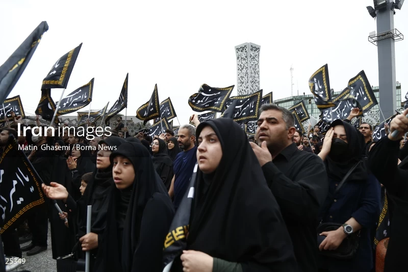 Commemoration ceremony of the martyrs of the Islamic Republic Army who defended syria