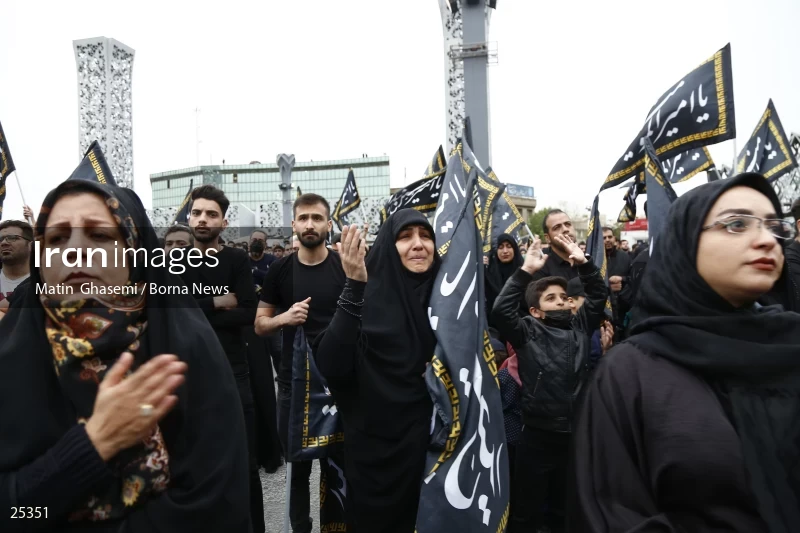 Commemoration ceremony of the martyrs of the Islamic Republic Army who defended syria
