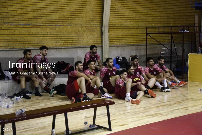 Training of the Iranian national handball team