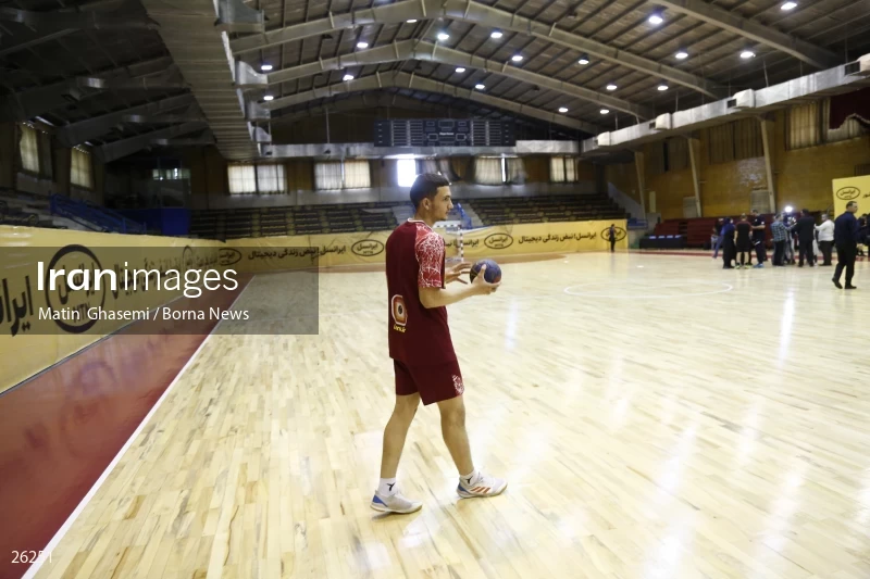 Training of the Iranian national handball team