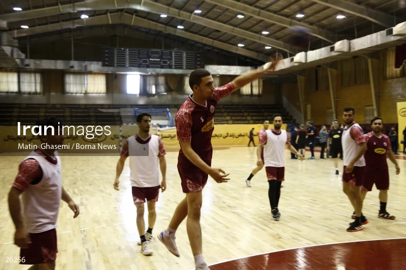 Training of the Iranian national handball team