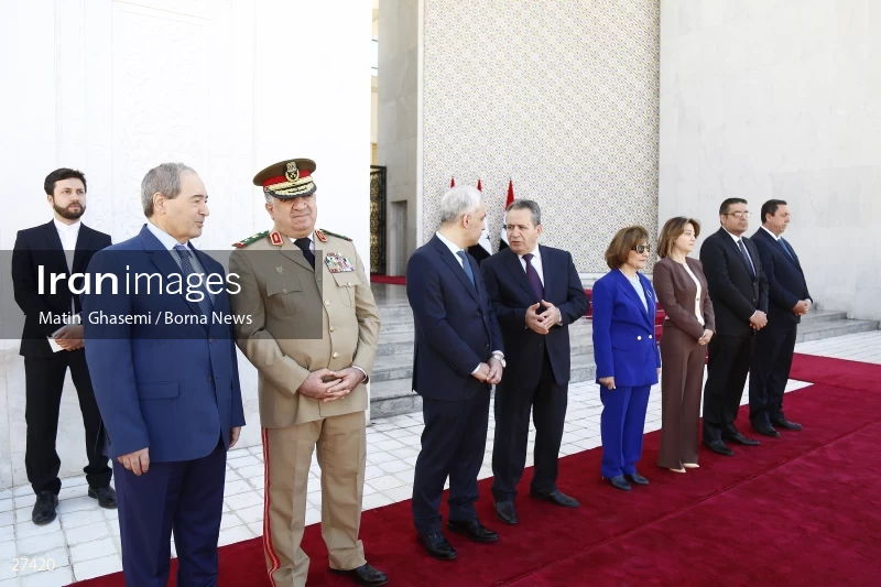 Bashar al-Assad's official welcome to the President of Iran Ebrahim Raisi