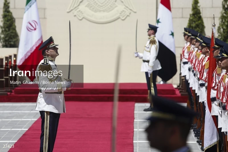 Bashar al-Assad's official welcome to the President of Iran Ebrahim Raisi