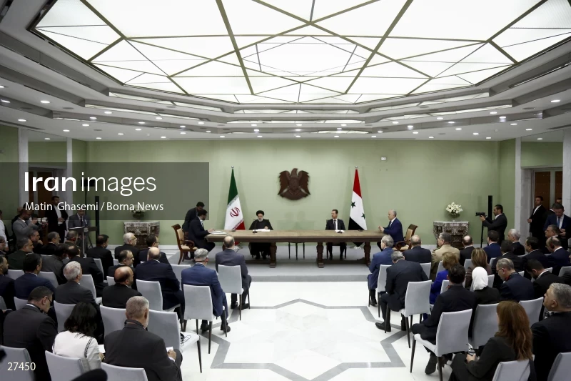 Signing of the comprehensive program of strategic and long-term cooperation between Iran and Syria