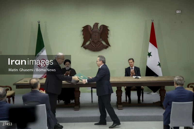 Signing of the comprehensive program of strategic and long-term cooperation between Iran and Syria