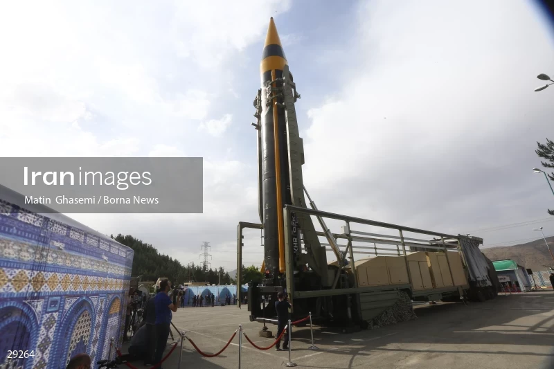 Unveiling of "Kheybar" long-range strategic missile