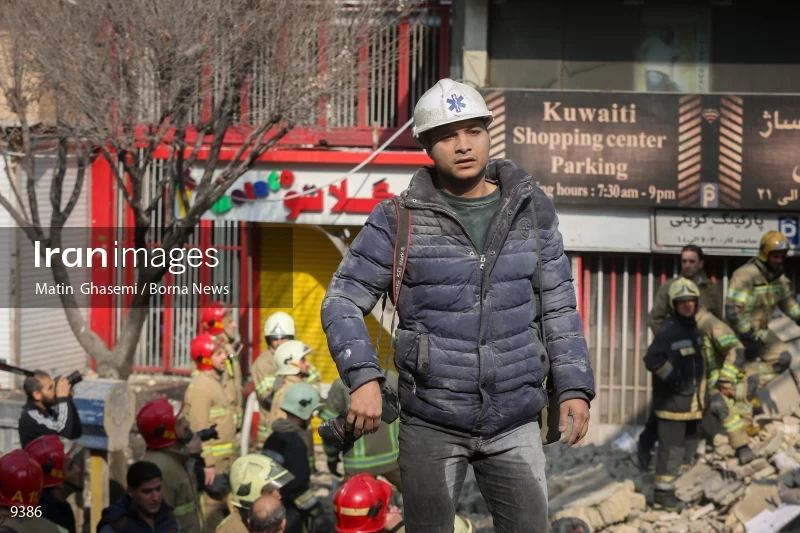 Tehran's Iconic Plasco Building Collapses After Fire