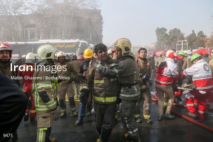 Tehran's Iconic Plasco Building Collapses After Fire